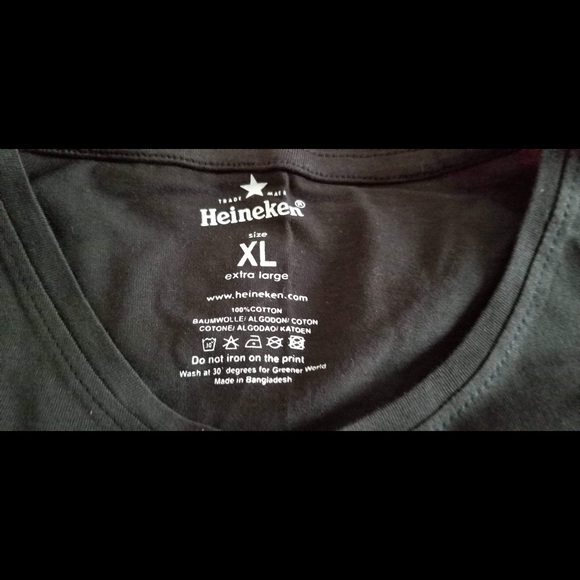 New Heineken Mens Tee XL - Picture 4 of 6